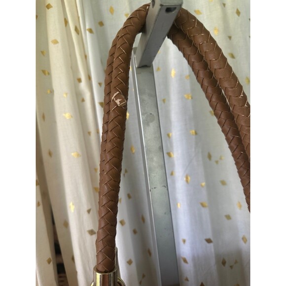 Giani Bernini Natural Marled Straw Dual Tassel Tote Handbag Shoulder Bag - Picture 9 of 9